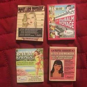 TheBalm Eyeshadow, luminizer, highlighter, blush